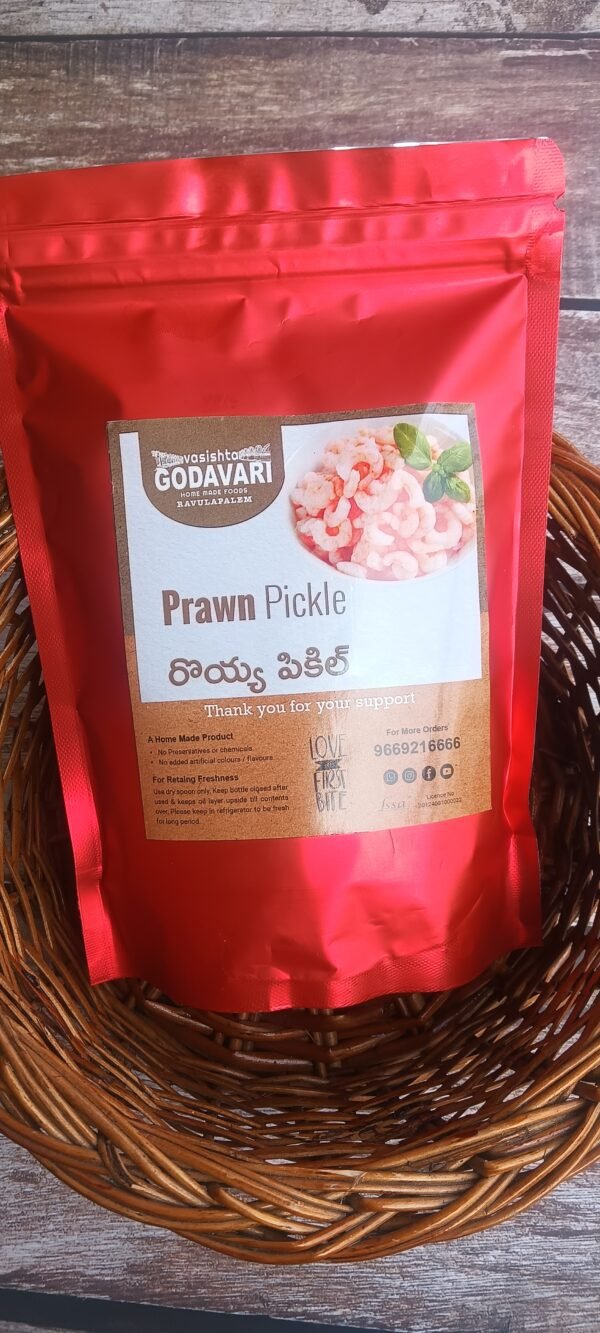Gongura Prawns Pickles